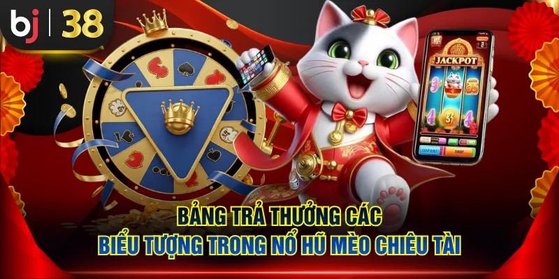 Bảng trả thưởng các biểu tượng trong nổ hũ Mèo Chiêu Tài